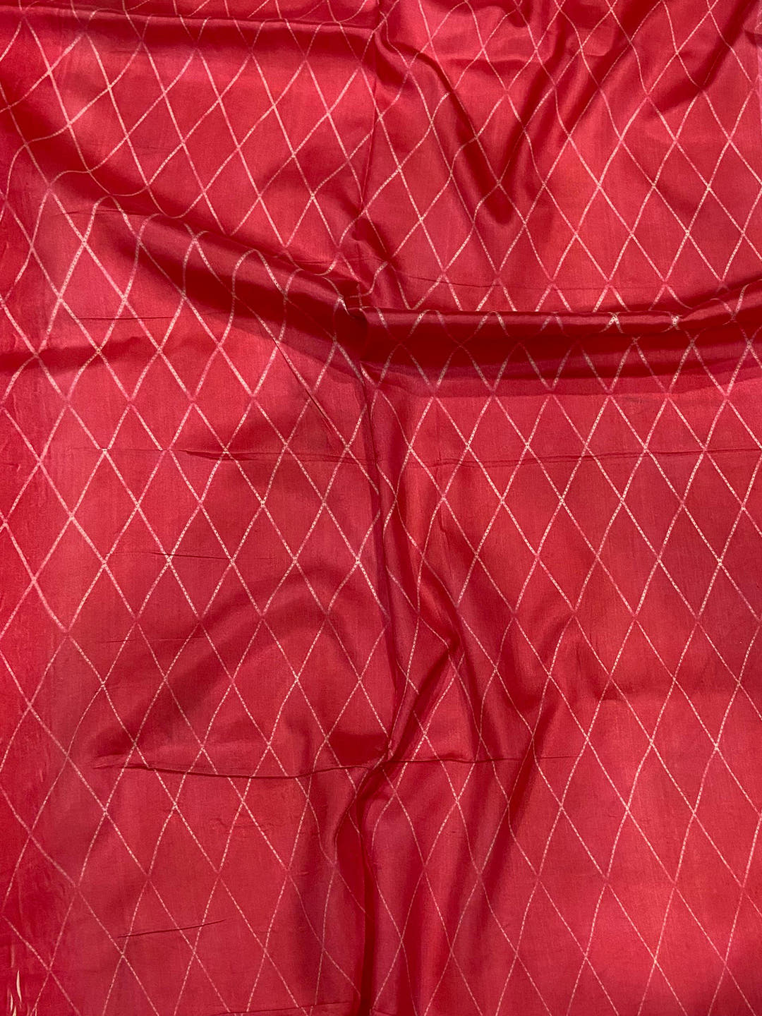 Deep Pink Leheriya Gamthi Silk Sarees