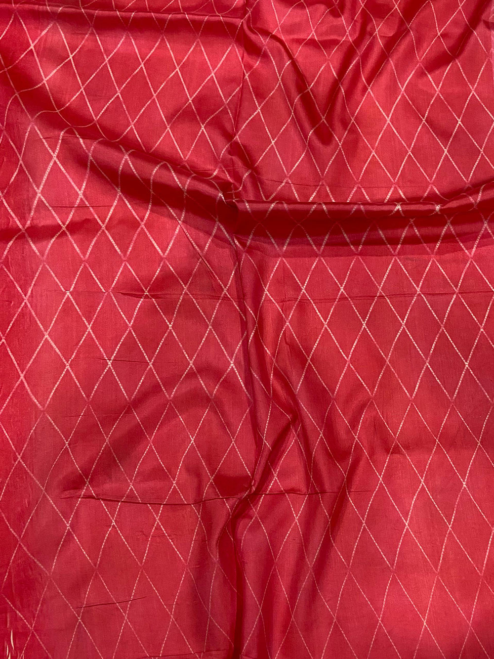 Deep Pink Leheriya Gamthi Silk Sarees