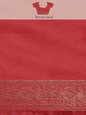 Latest Kanjivaram Zari Silk Saree With Ethnic Motifs Work