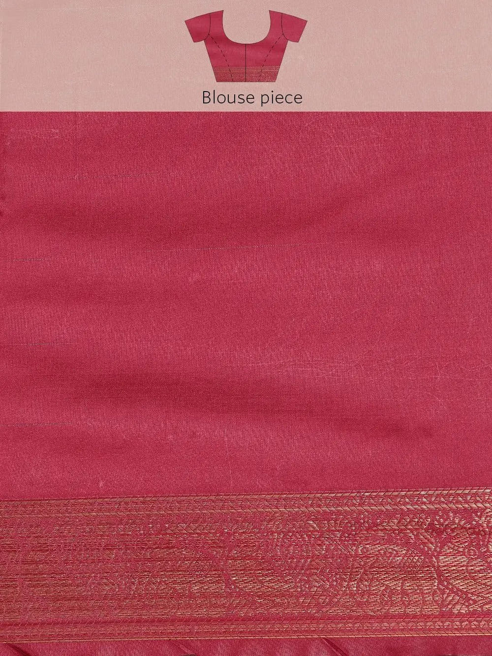 Stylish Kanjivaram Zari Silk Saree With Ethnic Motifs