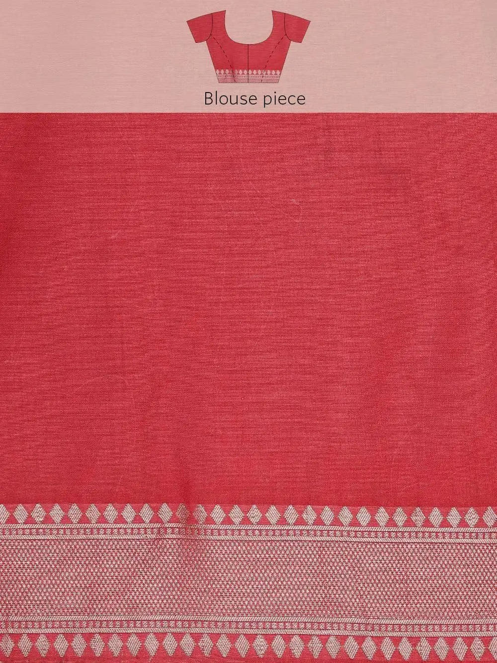  Kanjivaram Zari Silk Saree With Ethnic Motifs