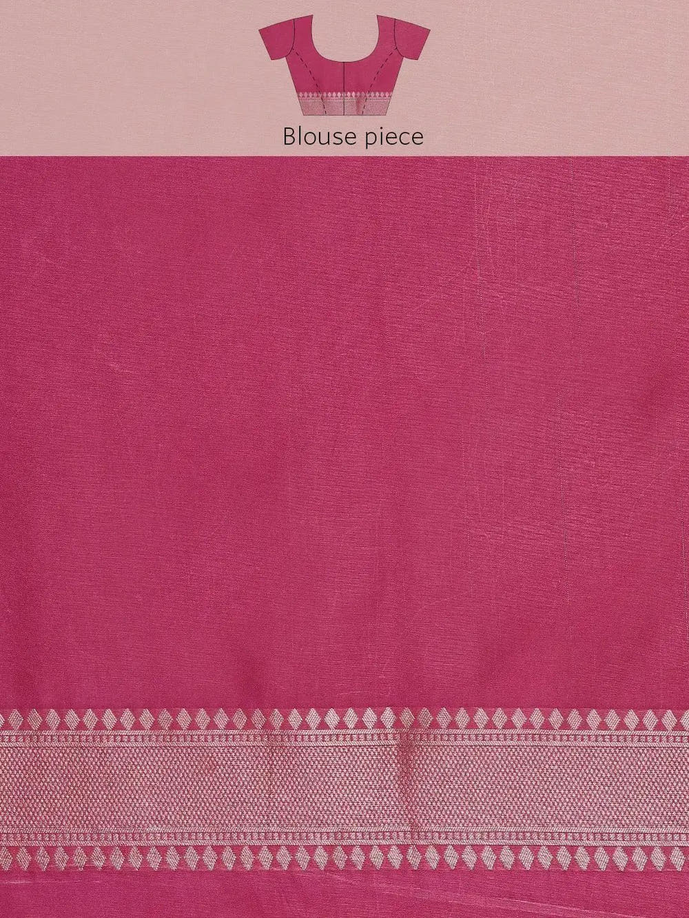 Latest Kanjivaram Zari Silk Saree With Ethnic Motifs
