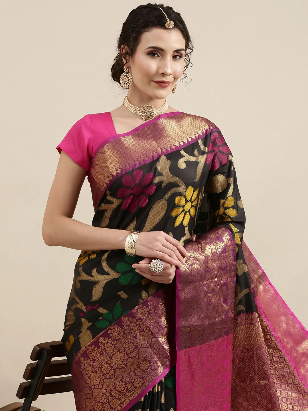 Dharmavaram Soft Silk Festive Wear Saree 