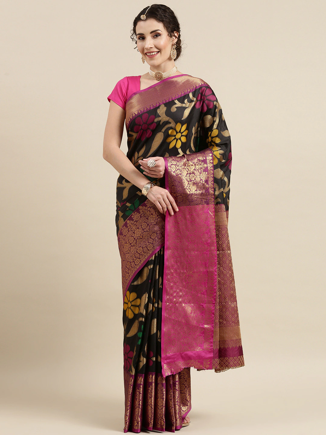 Dharmavaram Soft Silk Festive Wear Saree 