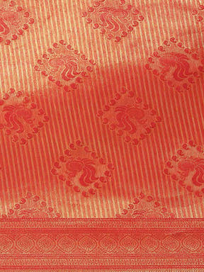  Beautiful Red Colour Banarasi Saree 