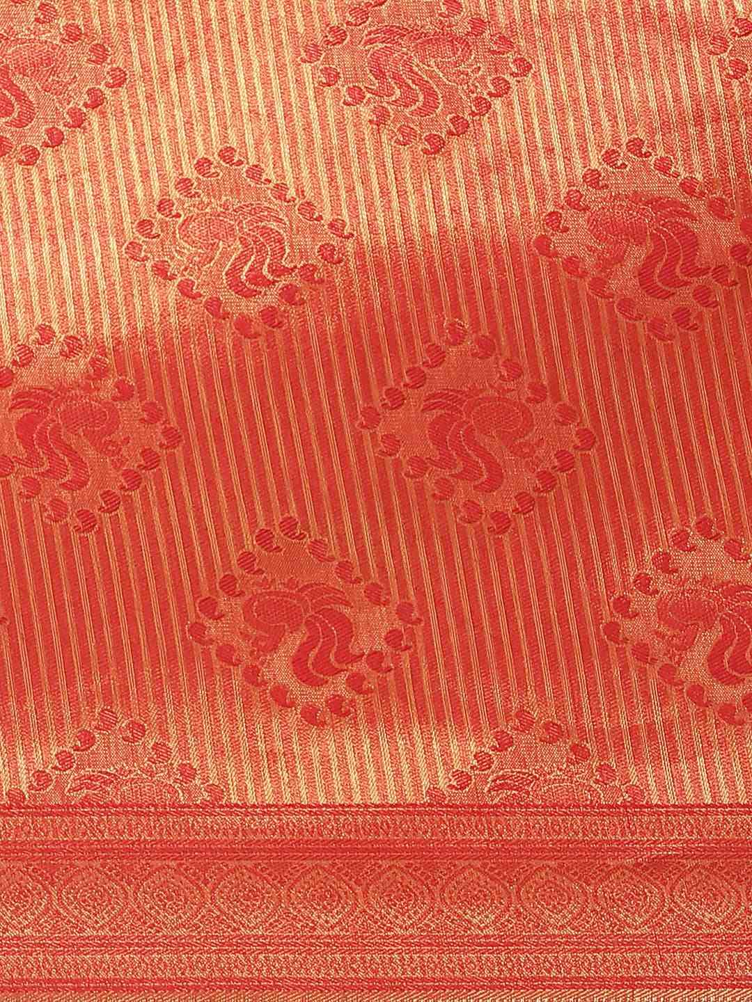  Beautiful Red Colour Banarasi Saree 