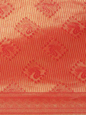  Beautiful Red Colour Banarasi Saree 