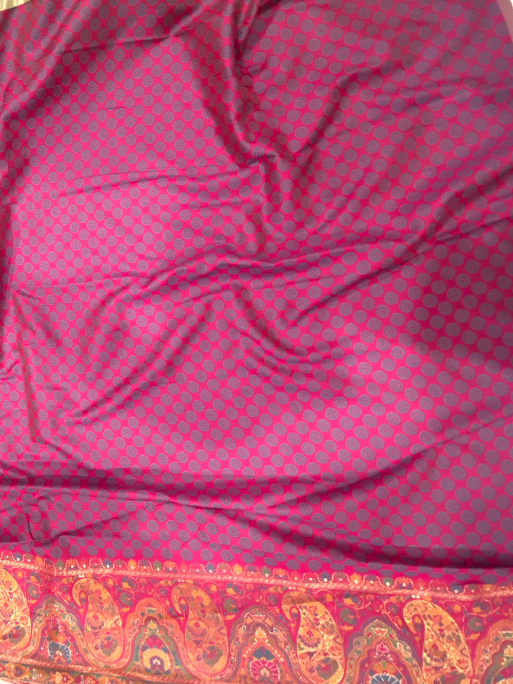Golden Glow Dharmavaram Silk Saree