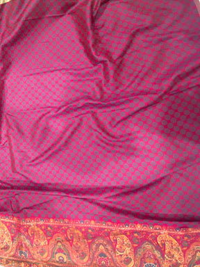 Golden Glow Dharmavaram Silk Saree


