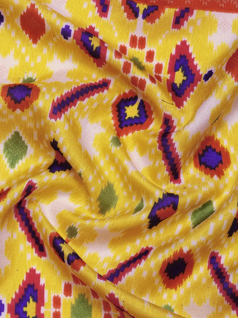 Design Soft Chanderi Silk Patola Festive Wear Saree