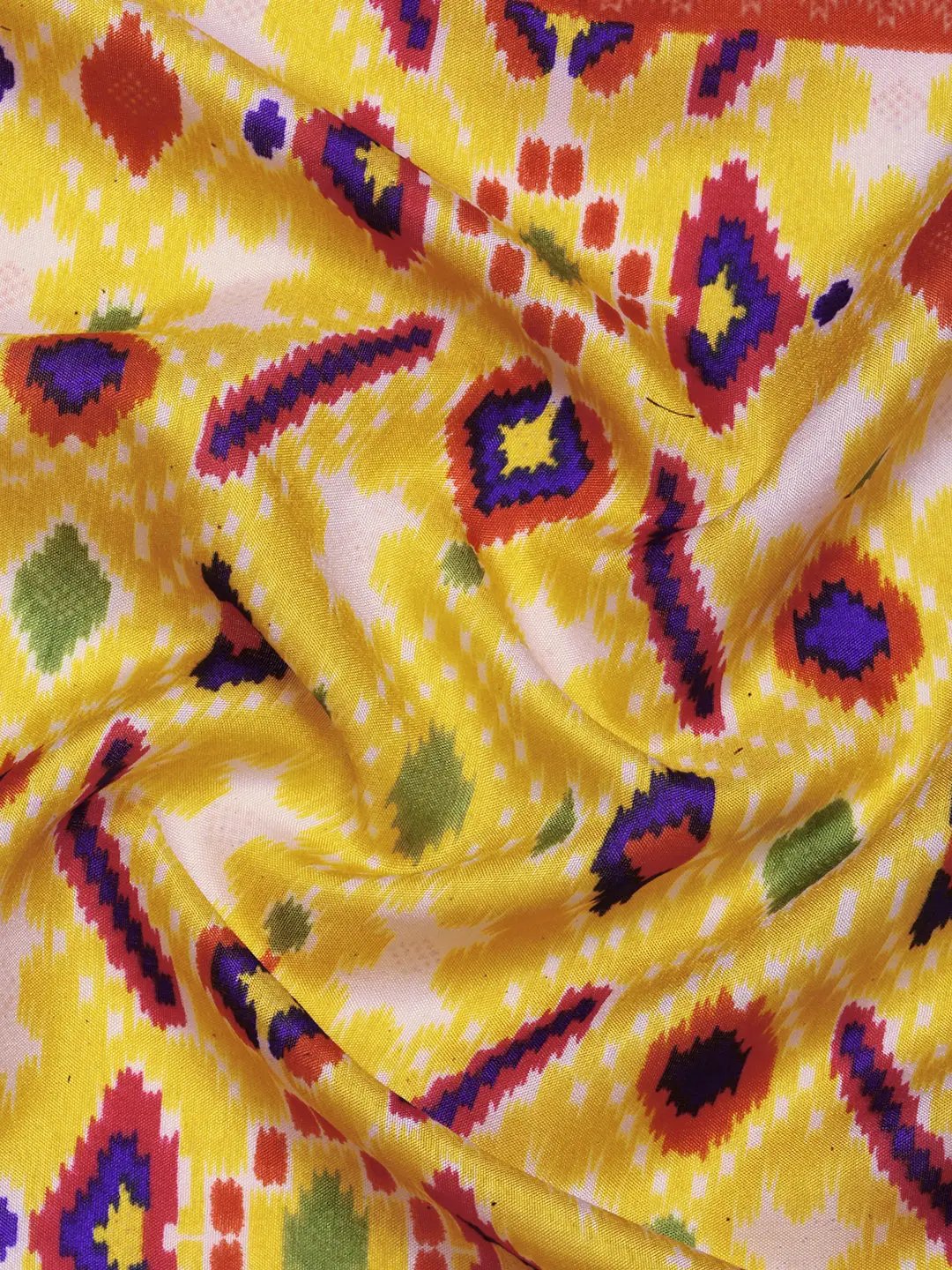 Design Soft Chanderi Silk Patola Festive Wear Saree