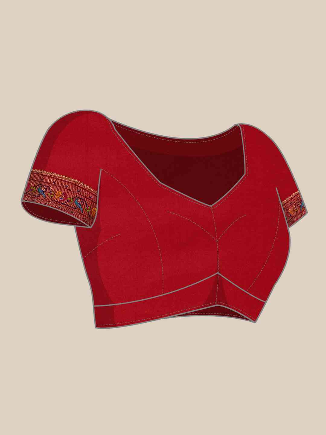 Design Soft Chanderi Silk Patola Festive Wear Saree