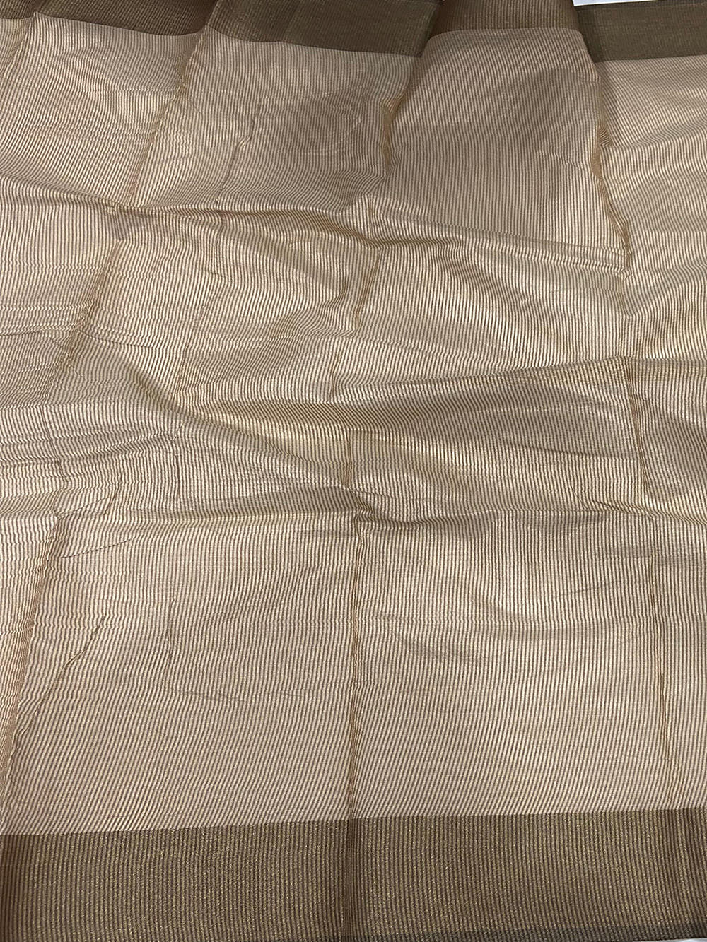 Gold Banarasi Tissue Silk Butti Design Saree