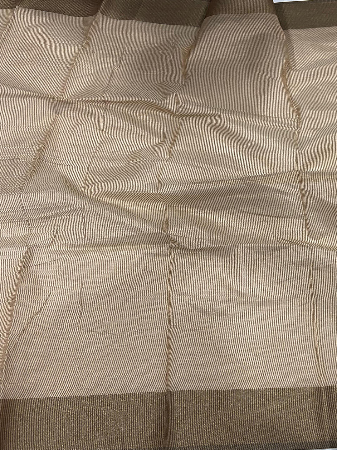 Gold Banarasi Tissue Silk Butti Design Saree