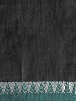  Stylish Green Colour Linen Zari Saree