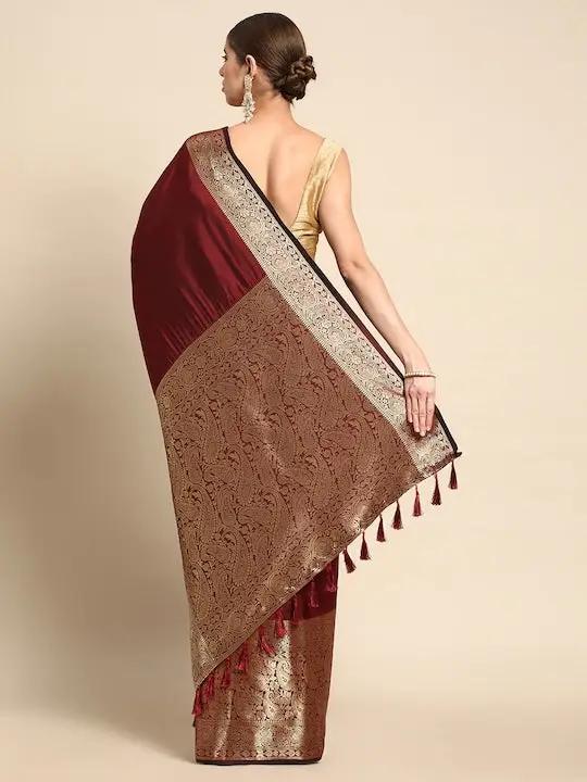  Kanjivaaram Zari Pattu Border Banarasi Silk Saree