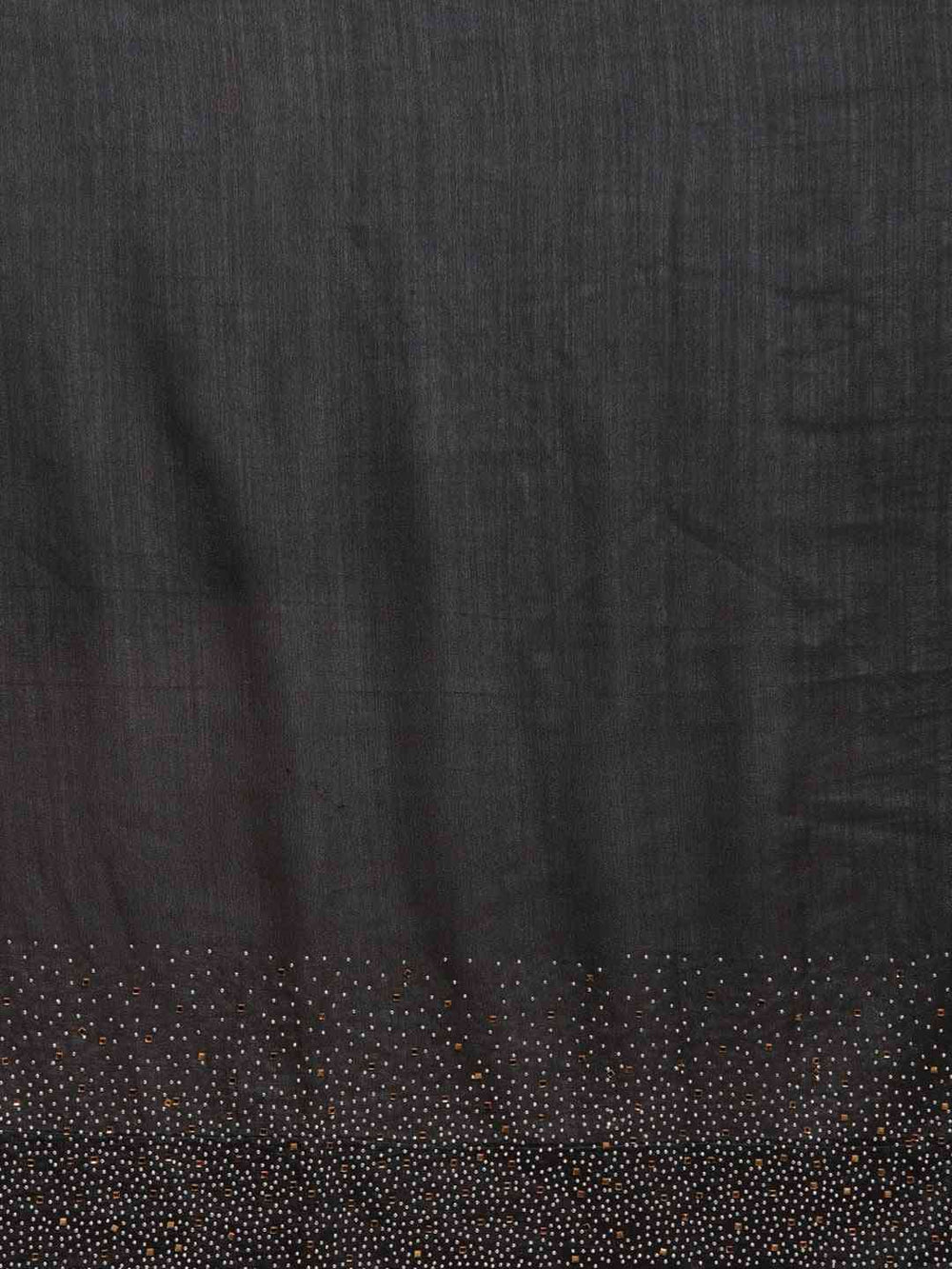  Black Colour Embellished Poly Silk Saree with Blouse