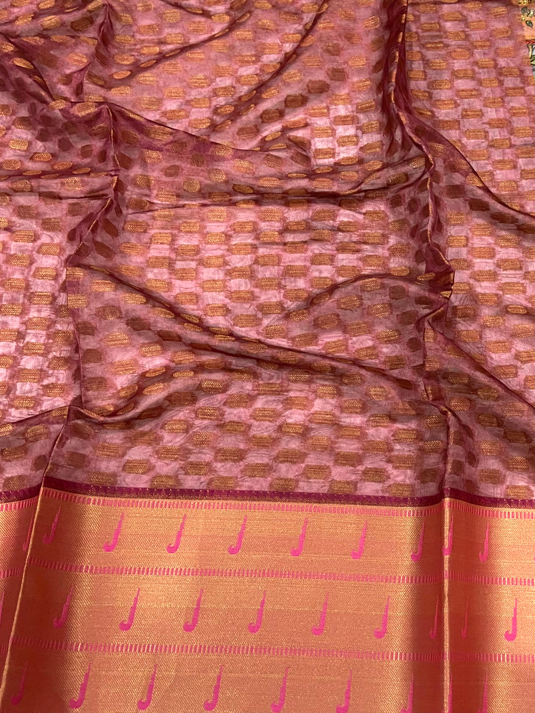 Kora Silk Madhubani Charm Saree