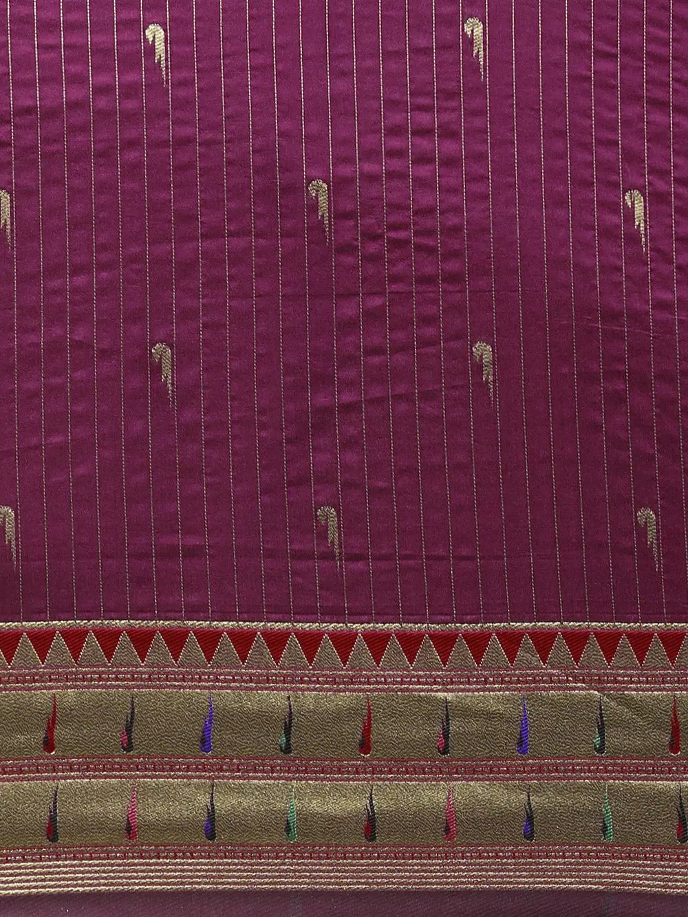  Yevla Paithani Minakari Silk Saree