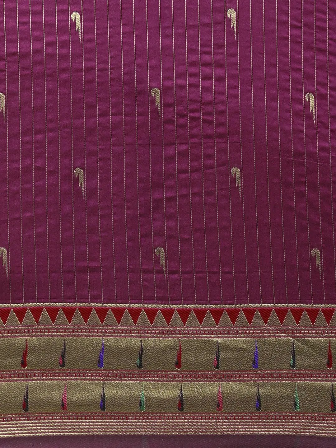  Yevla Paithani Minakari Silk Saree