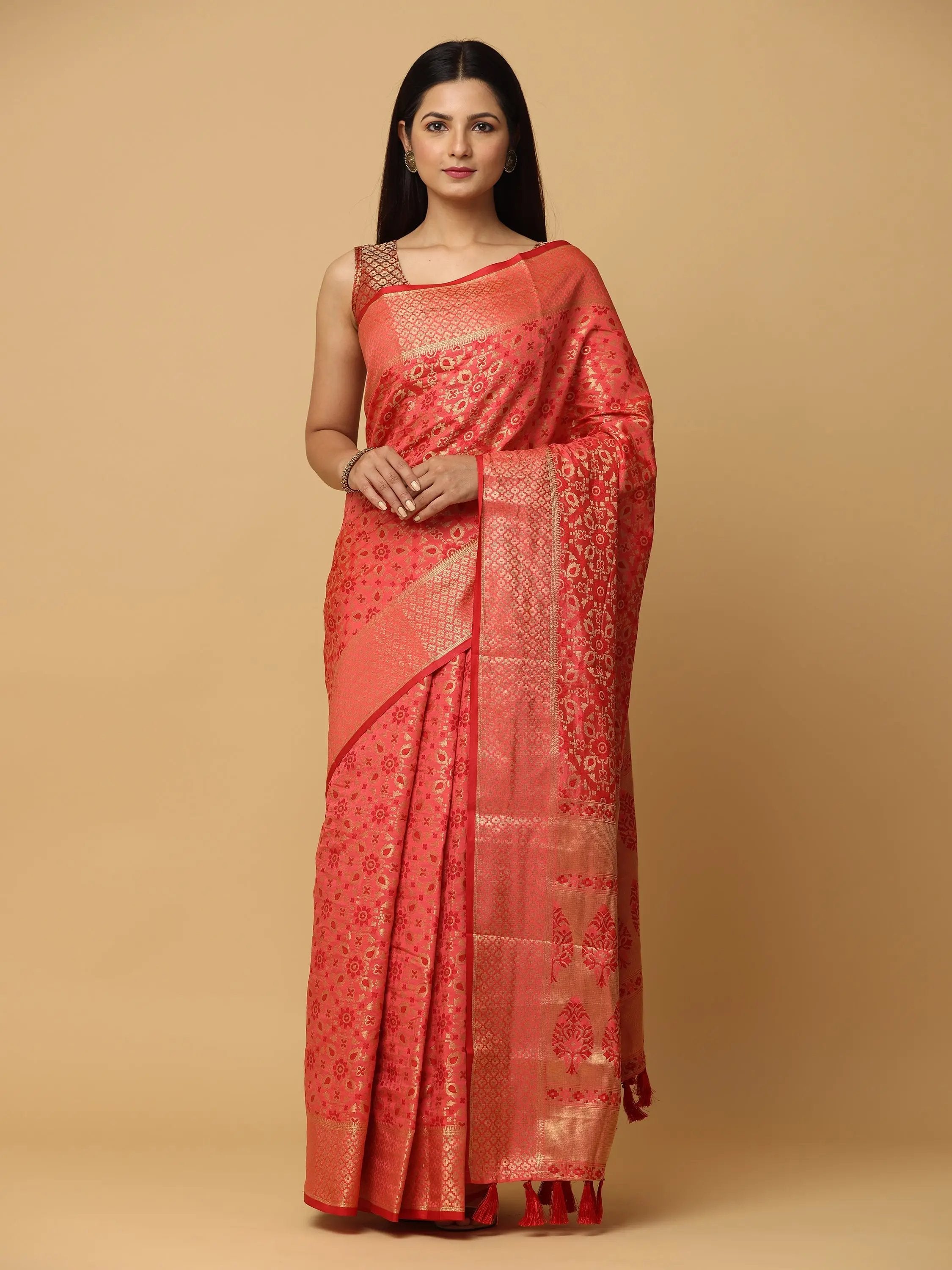 Soft Banarasi Patola Zari Saree for Party 