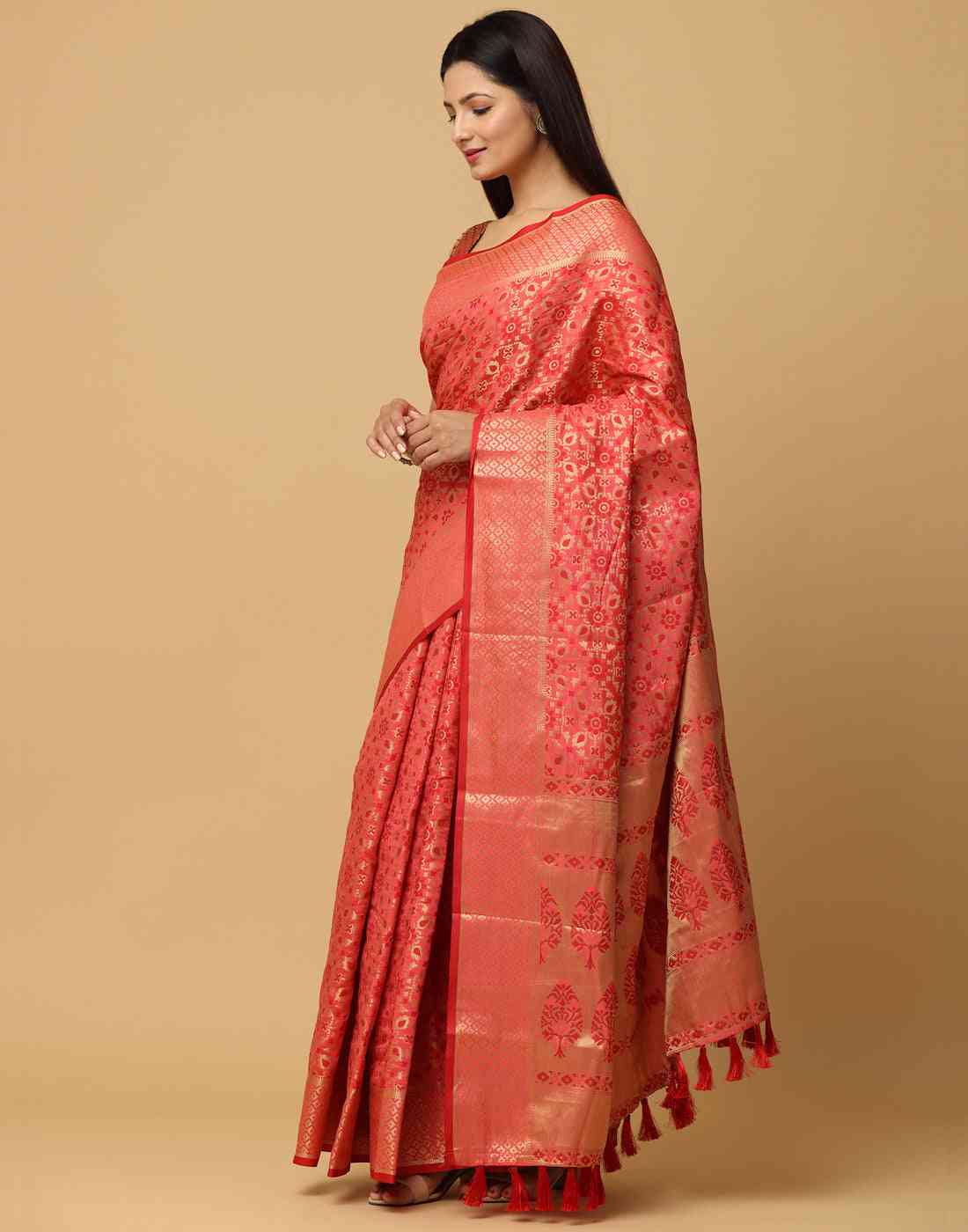 Soft Banarasi Patola Zari Saree for Party 