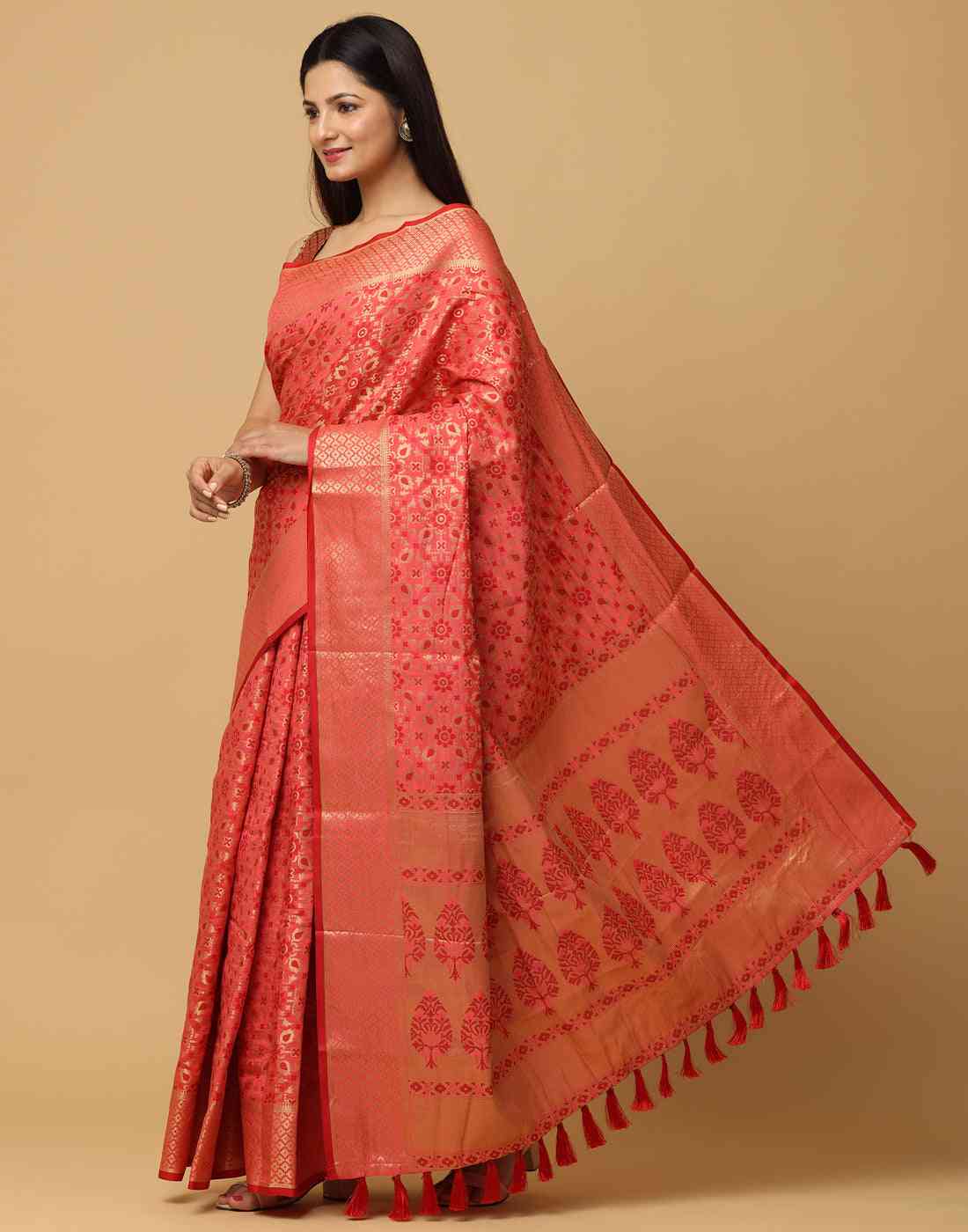 Soft Banarasi Patola Zari Saree for Party 