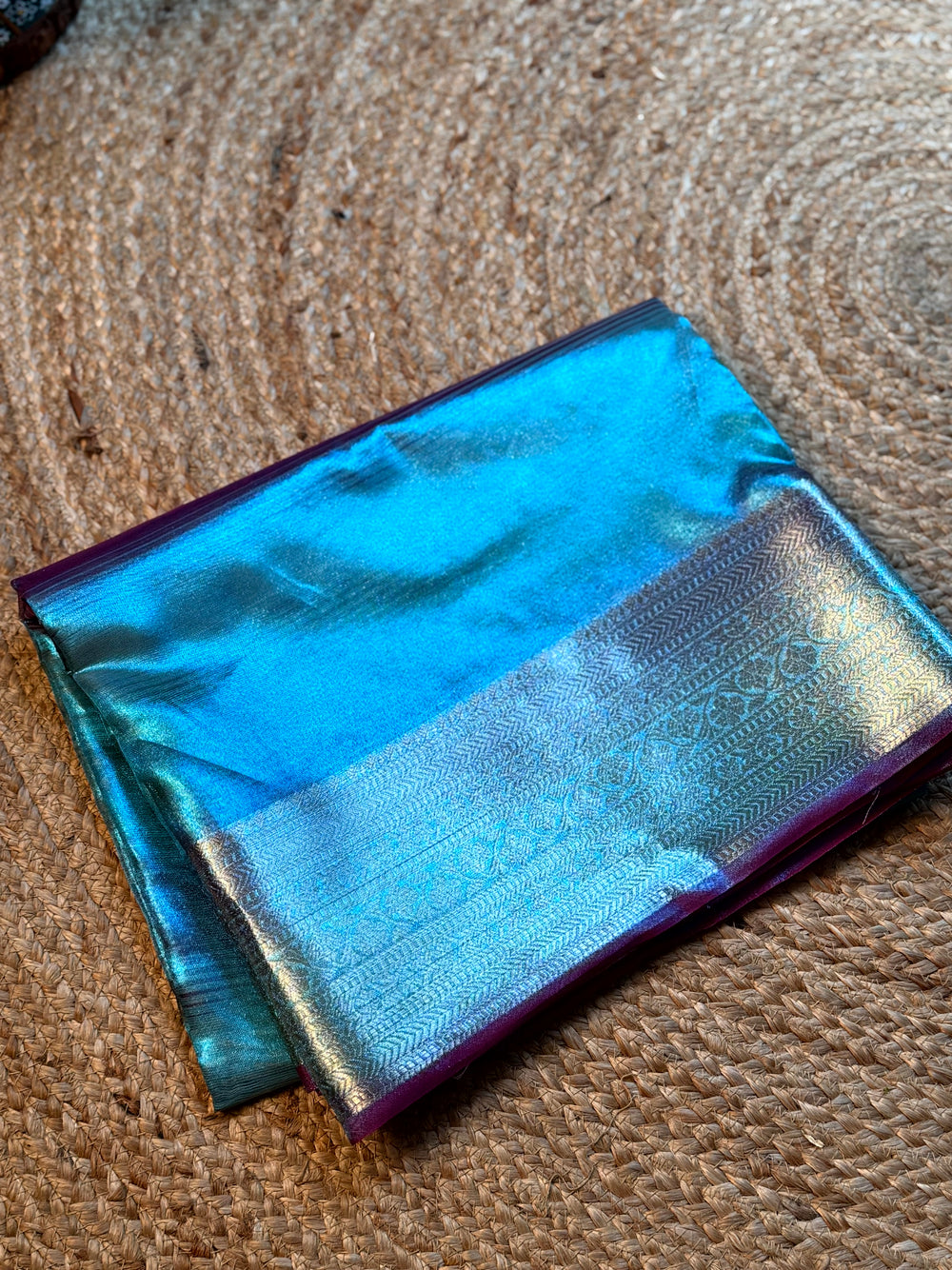 Radiance Dual Tone Tissue Silk Saree