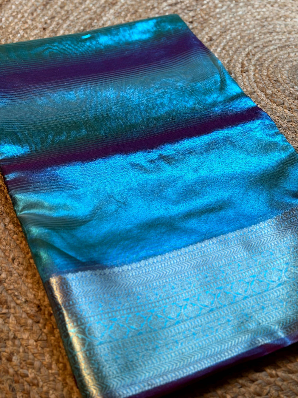 Radiance Dual Tone Tissue Silk Saree