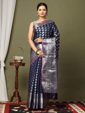 Kanjivaaram Soft Silk Saree With Zari More Silkka work Vastranand 