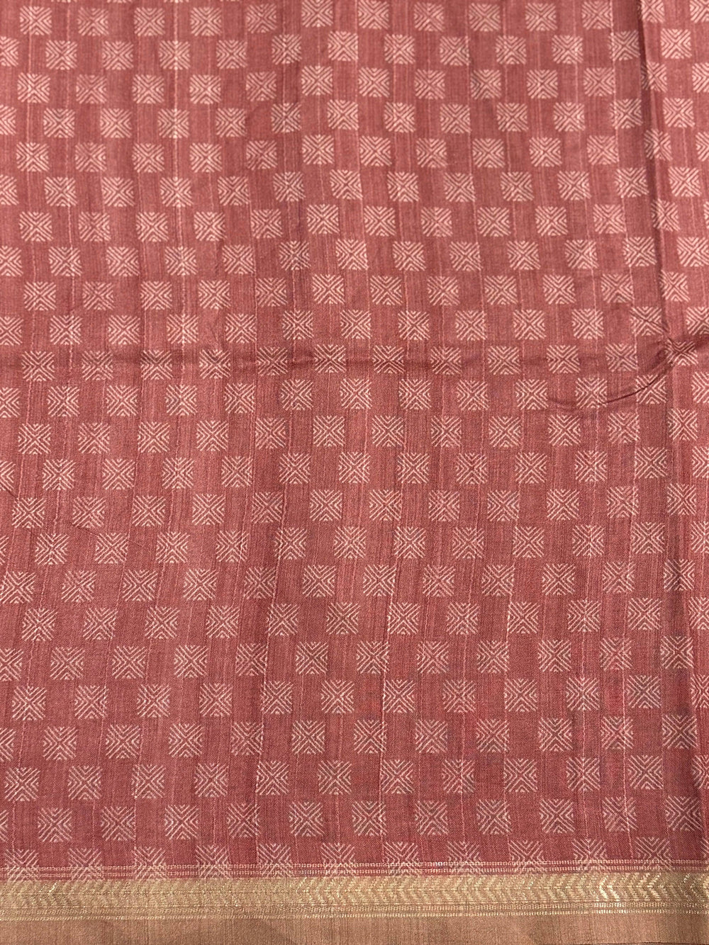 Tussar Ghicha Silk Bandhani Print Saree