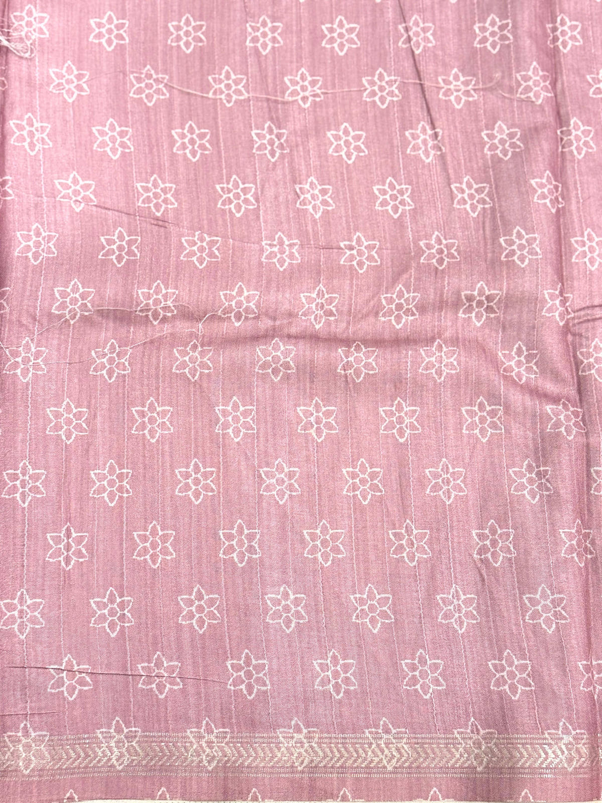 Tussar Ghicha Silk Floral Patchwork Saree