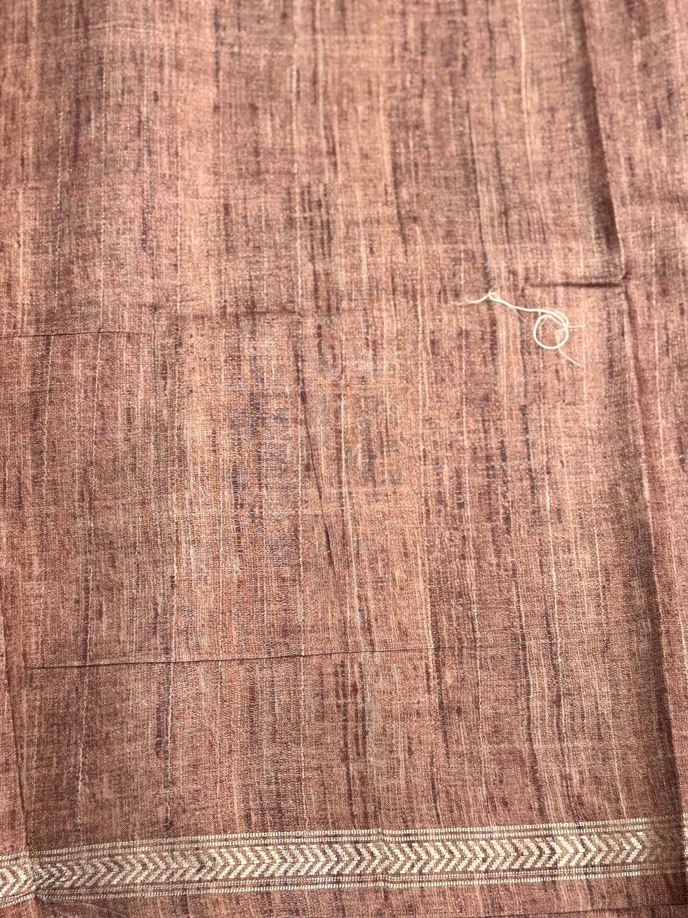 Artistic Floral Bird Print Tussar Silk Saree
