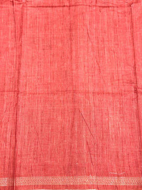 Beige Pichwai Print Tussar Silk Saree