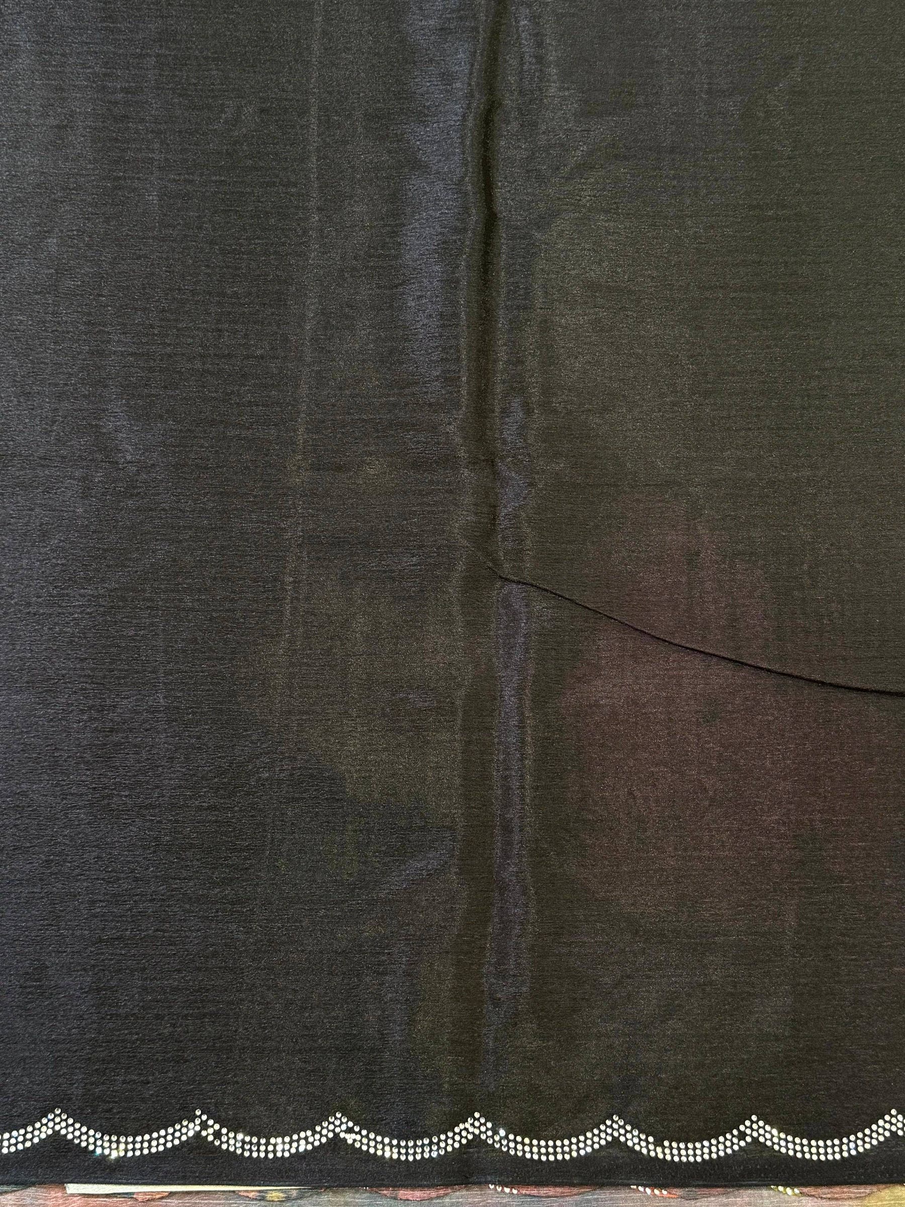 Regal Freehand Abstract Chinnon Saree
