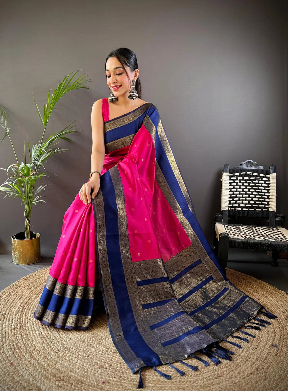 Premium Kanchi Rettepetta Sarees

