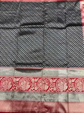 Black Beauty Banarasi Silk Saree
