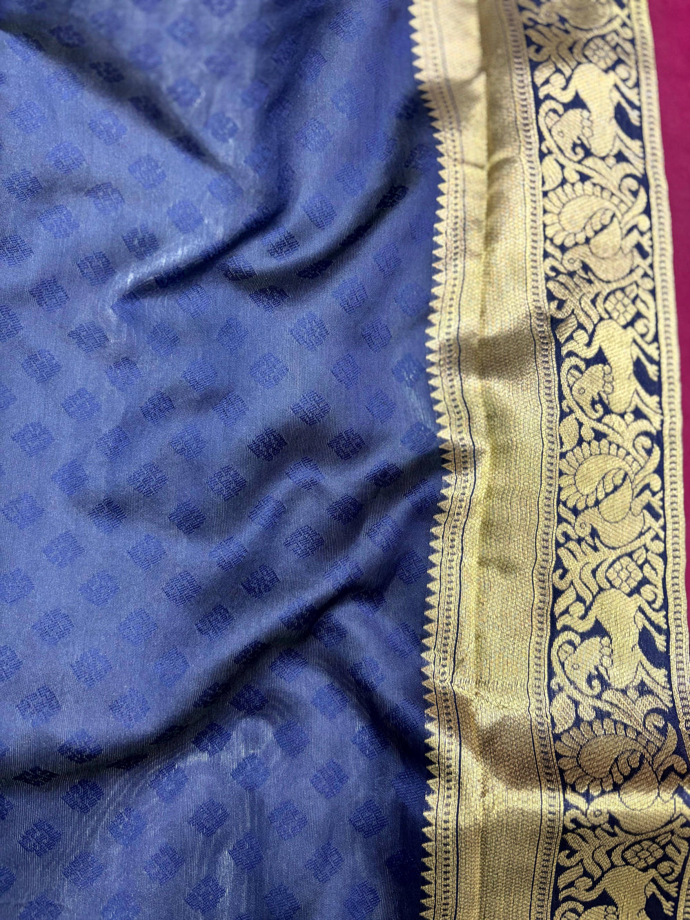 Radiant Wine Woven Design Banarasi Saree