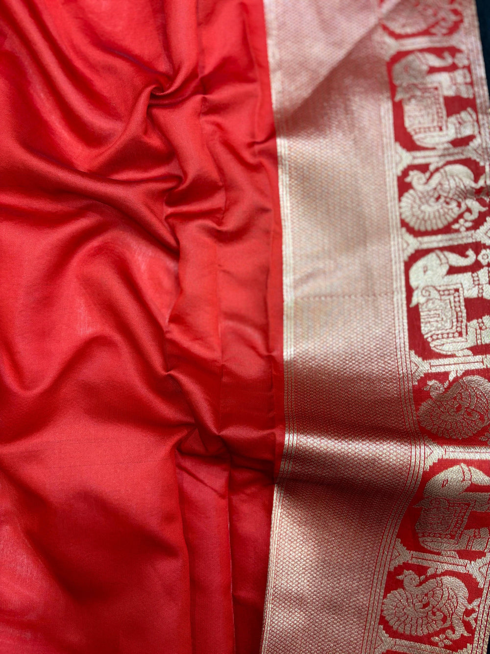 Royal Black Kanjivaram Silk Saree