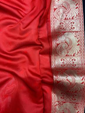 Radiant Black Banarasi Silk Saree