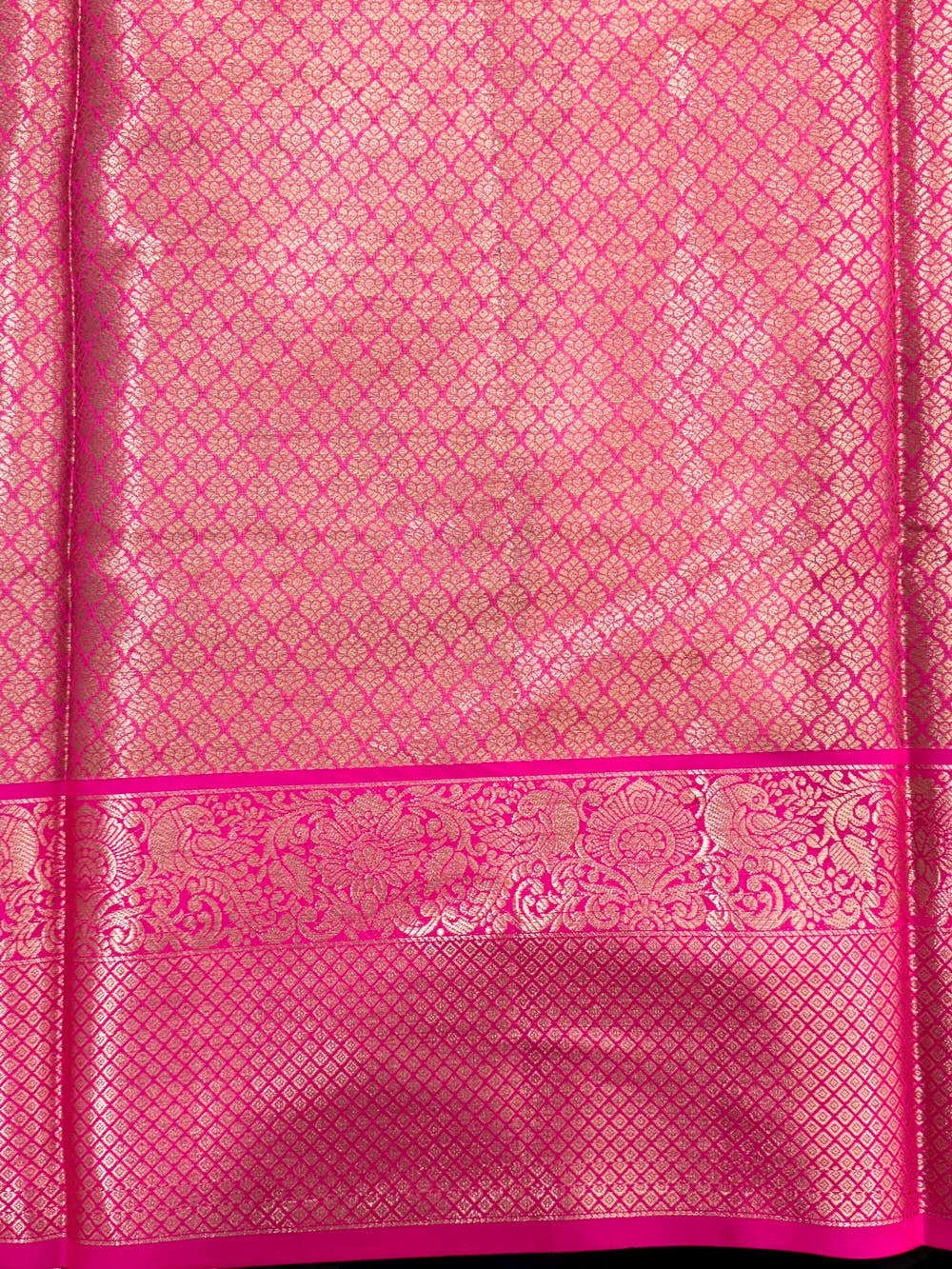 Green Kanjivaram Silk Golden Zari Weaving Saree

