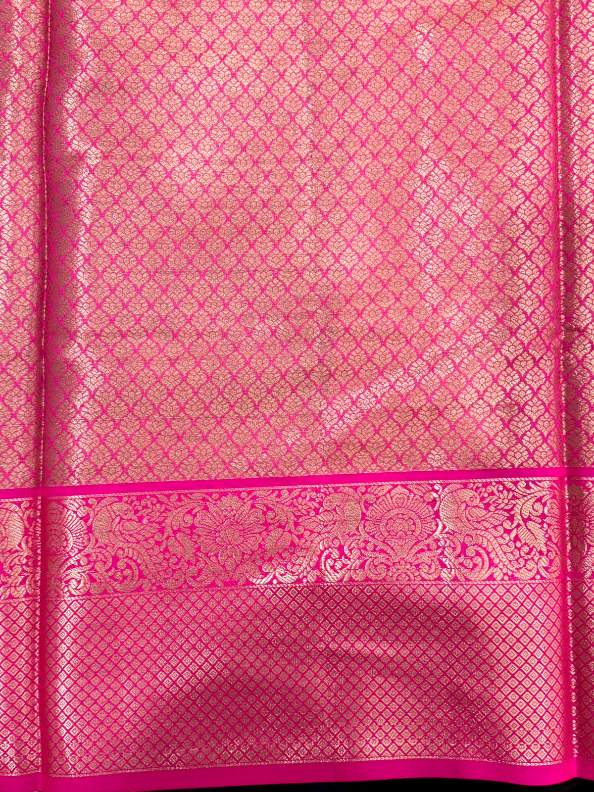 Green Kanjivaram Silk Golden Zari Weaving Saree

