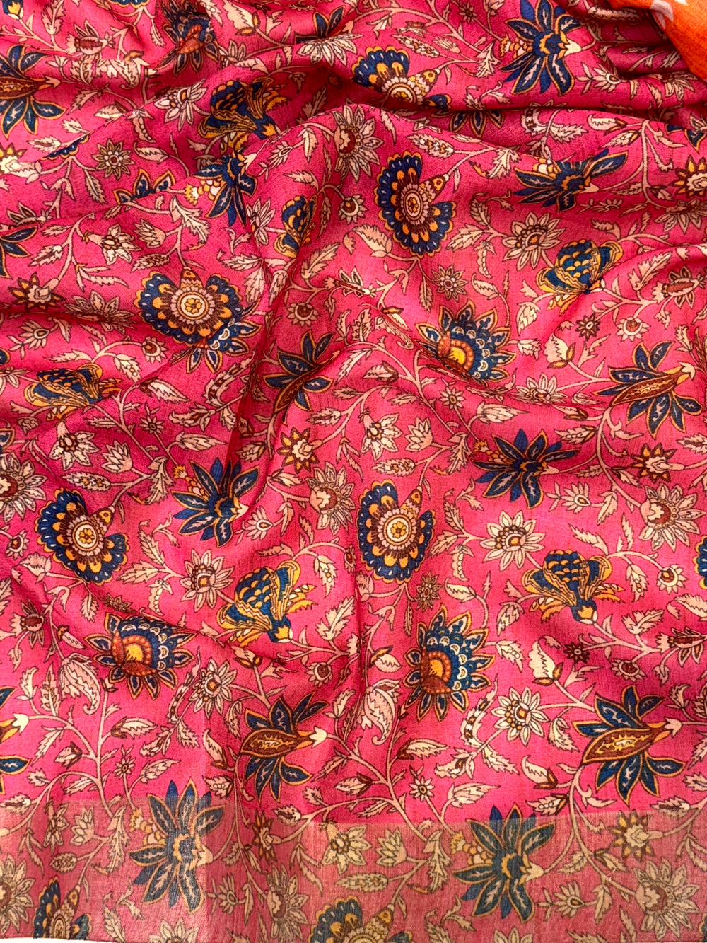 Soft Mul Chanderi Shibori Printed Saree