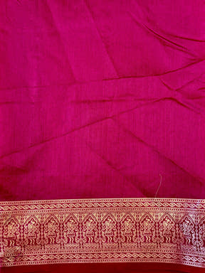 Pink Bandhej Weave Kanchi Pattu Saree