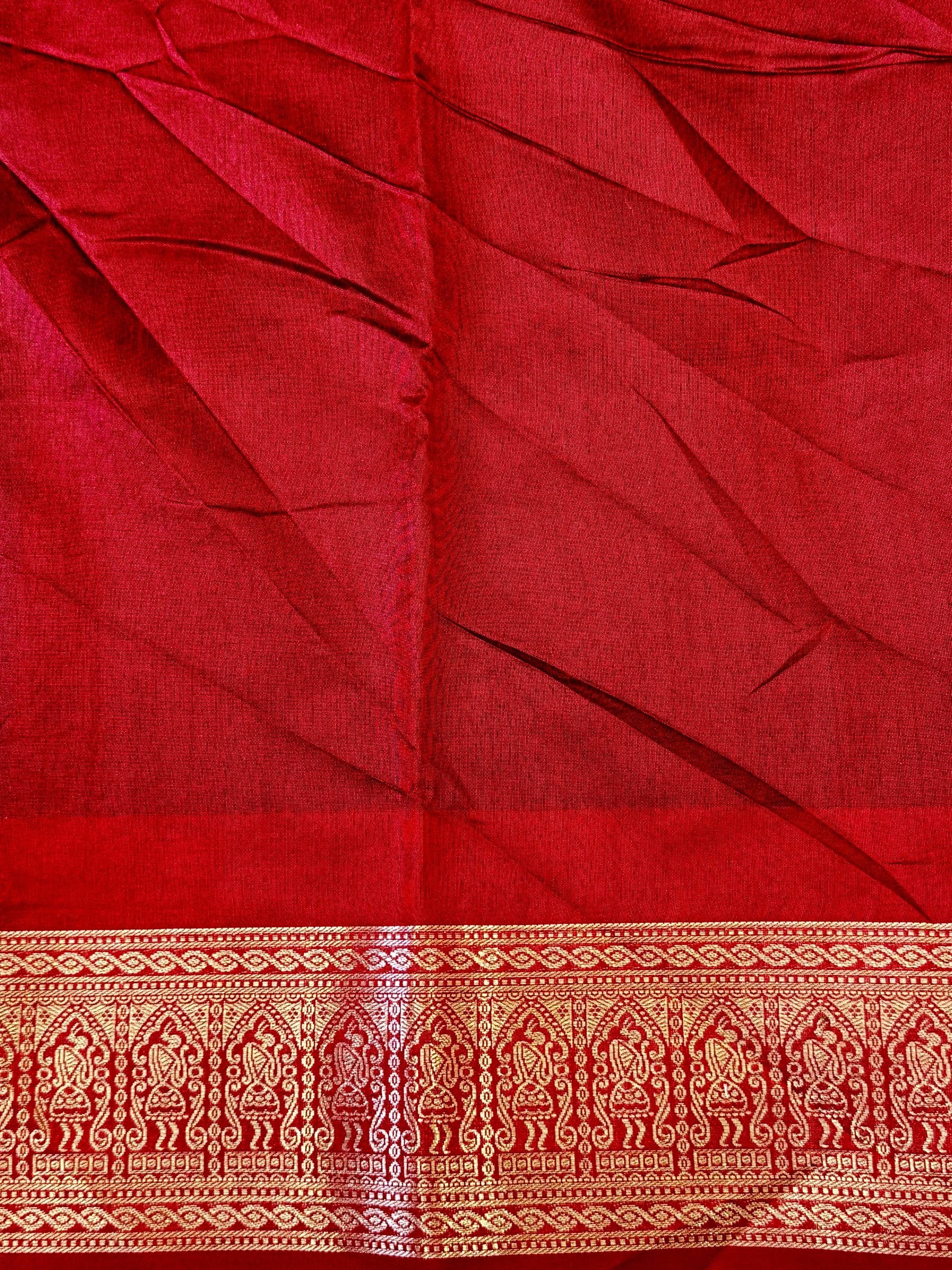 Black Bandhej Weave Kanchi Pattu Saree