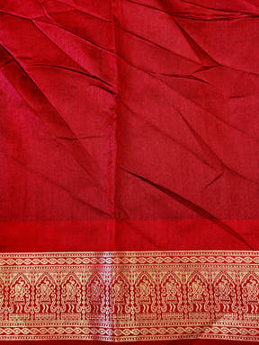 Black Bandhej Weave Kanchi Pattu Saree