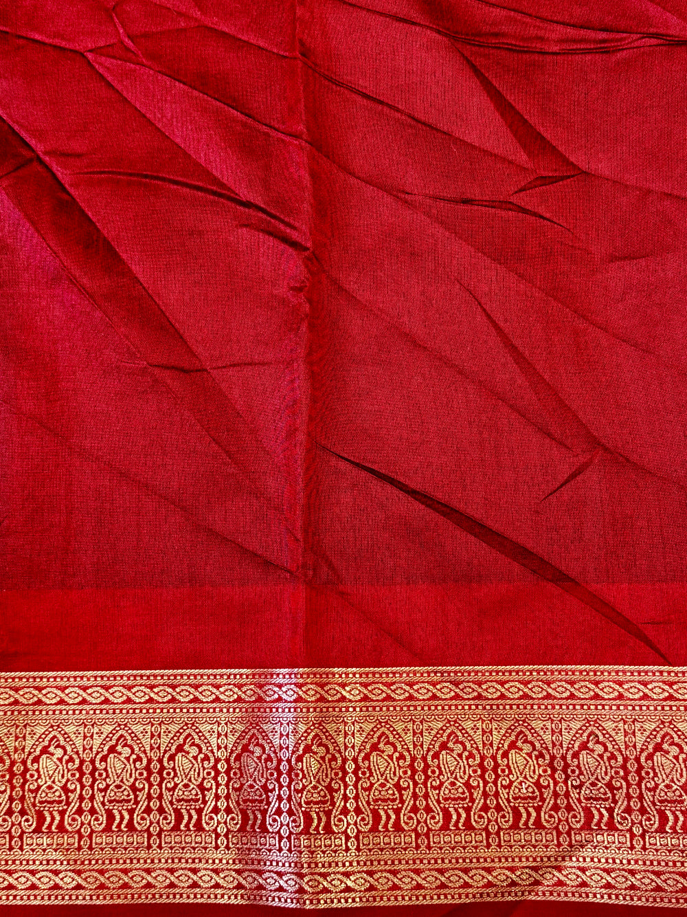 Black Bandhej Weave Kanchi Pattu Saree