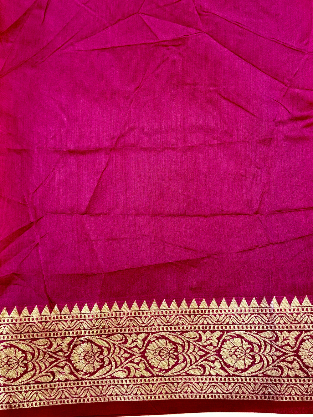 Pink Bandhej Pochampally Raw Silk Saree