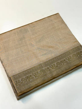 Graceful Beige Soft Tussar Saree


