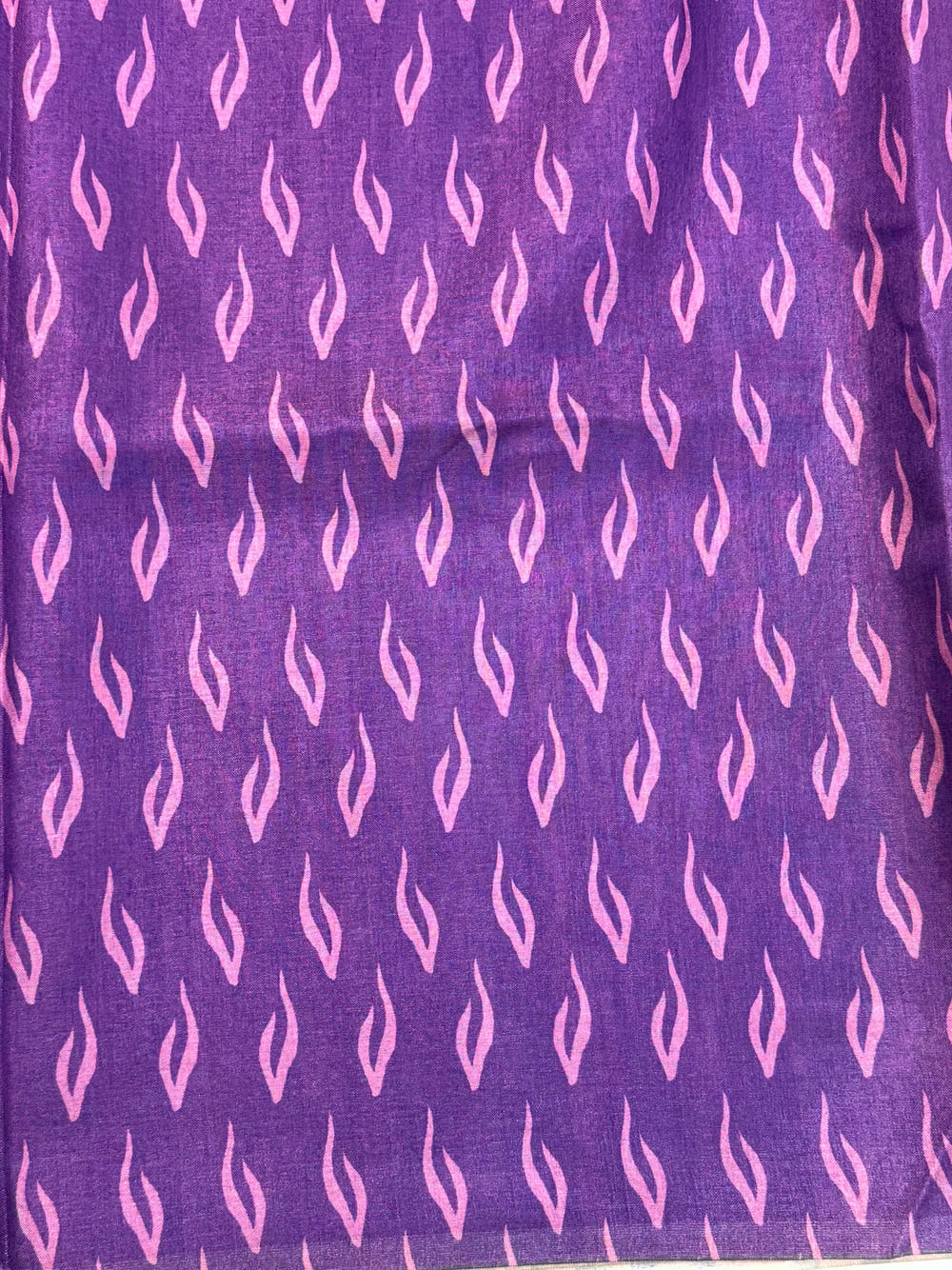 Wine Tussar Zibra Print Saree